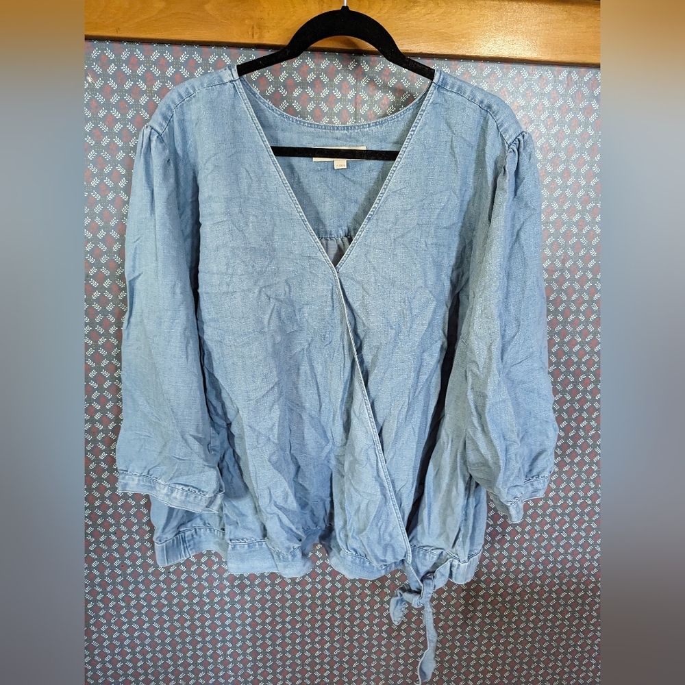 Loft Plus Size Jeans Top